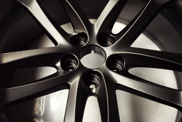 All new matt black powder finish.
#wheels#powdercoating#refurb#